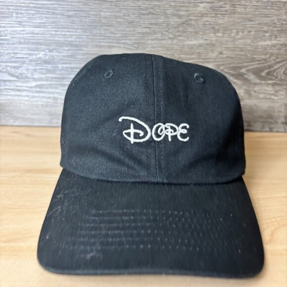 Dope Disney Hat Cap Strap Back Black One Size Adjustable - Picture 2 of 8